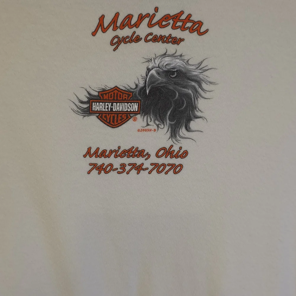 Harley-Davidson White Graphic Tee - Picture 3 of 3
